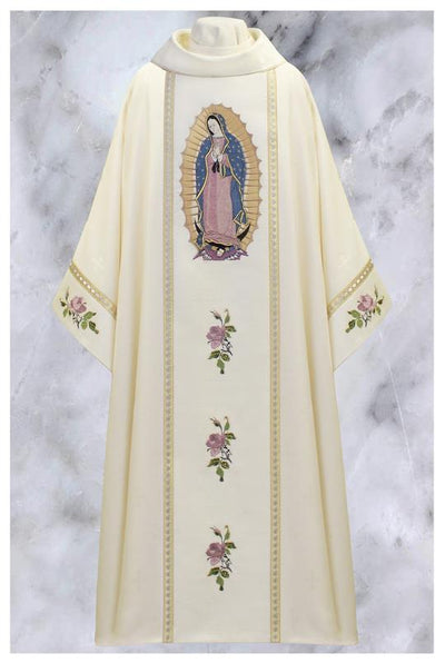Front side of "ref # 20-7800" Off-White Monastic vestment, from Chagall Design Limited's Monastic vestments collection.